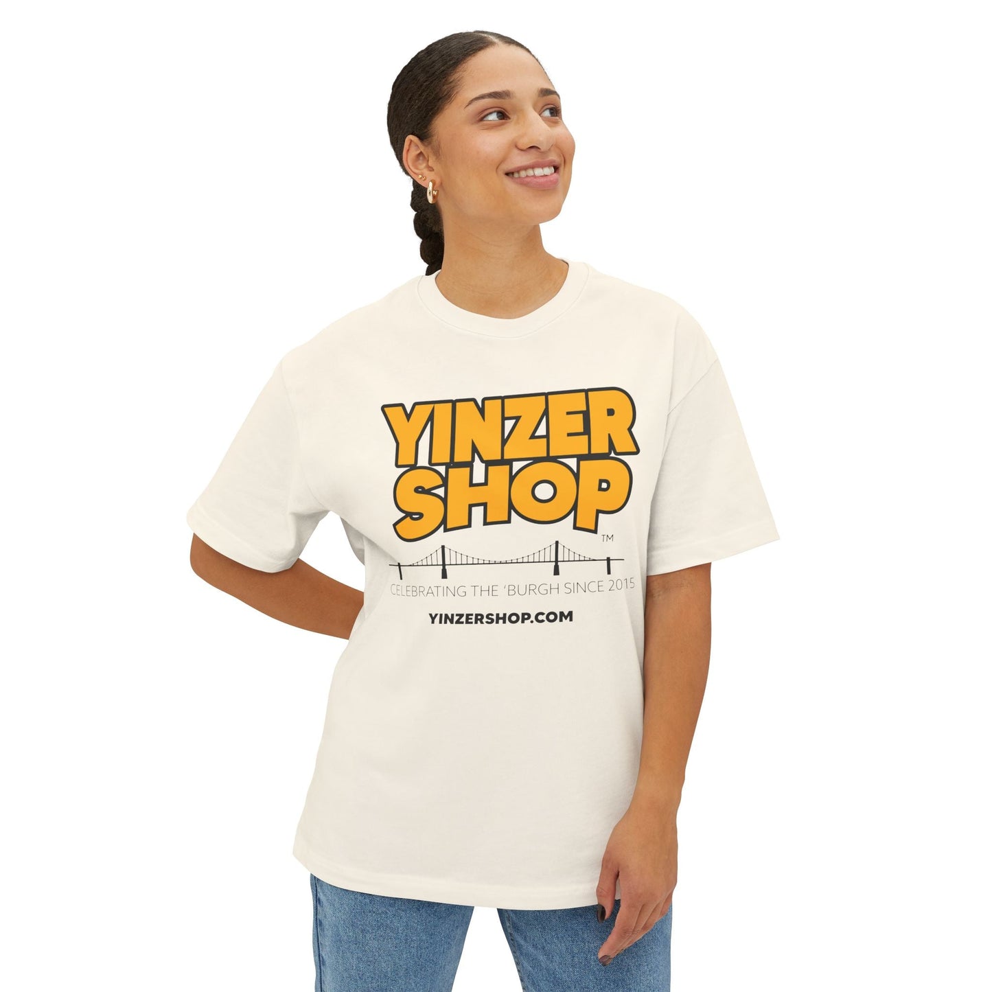 YinzerShop Serving Since 2015 - Bella+Canvas 3010 - Unisex Oversized Boxy Tee