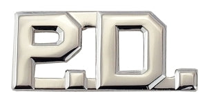 P.D. Collar Insignia (Police Department Officer) - 1 PAIR