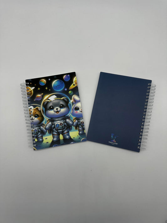 Astronaut Animals Reusable Sticker Book