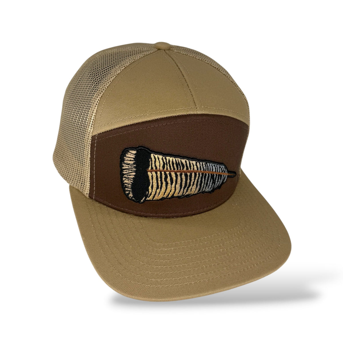 Whitetail Co. | Fallen Feather | 7 Panel | Khaki