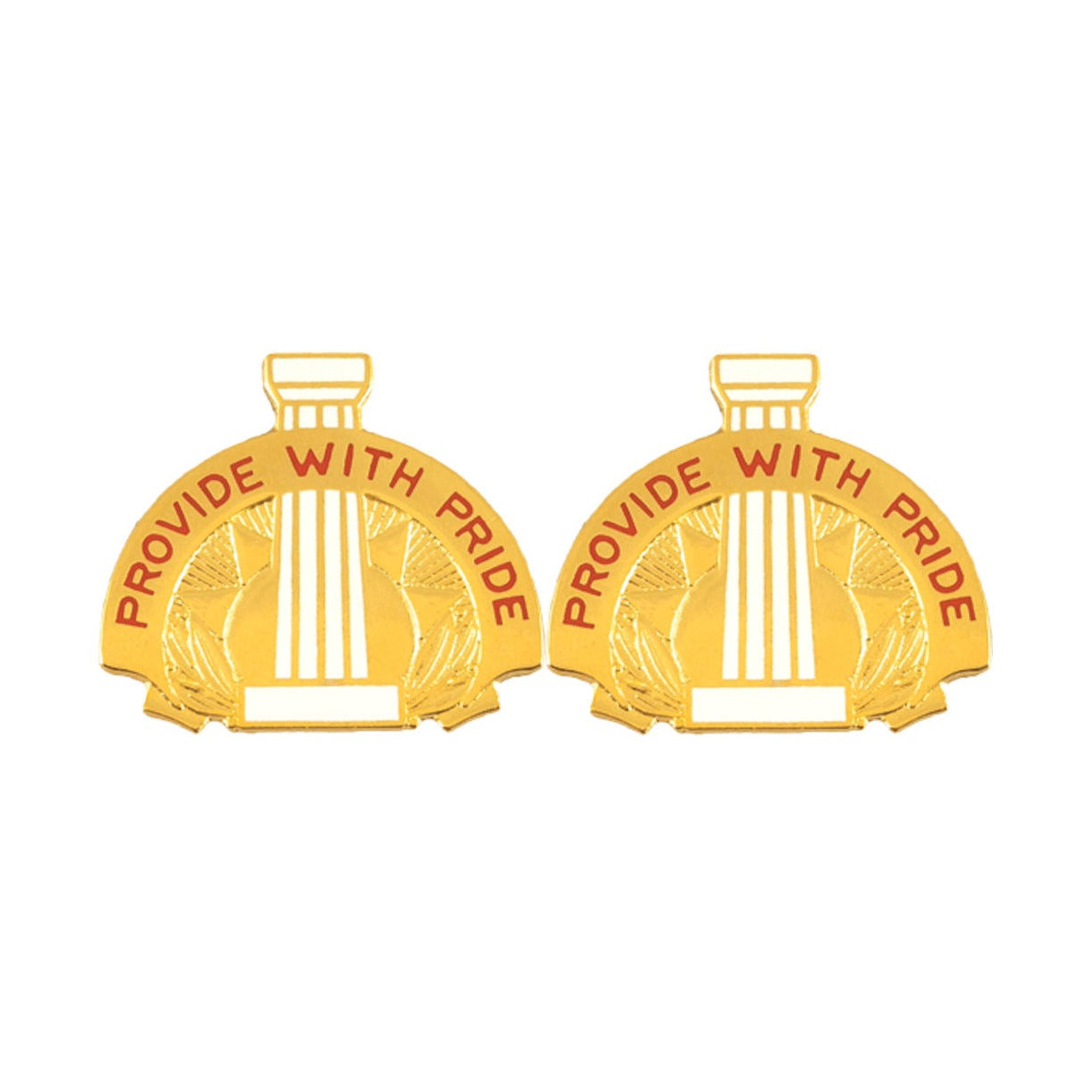 43rd Support Group Distinctive Unit Insignia - Pair - Provide With Pride