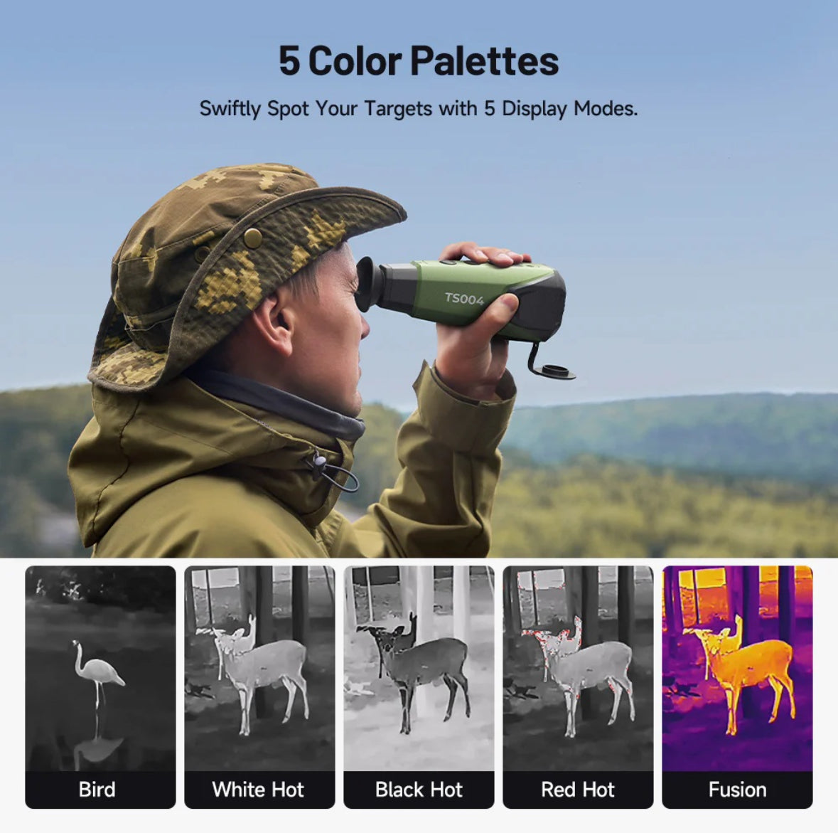 Olight TS004 Thermal Imager 256x192 Handheld Infrared Night Vision Scope