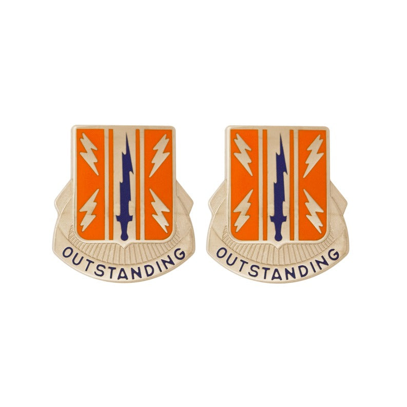 44th Signal Battalion Unit Crest DUI - 1 Pair - OUTSTANDING