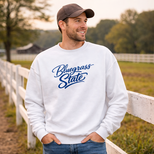 Bluegrass State Crewneck Sweatshirt | Signature Script Design