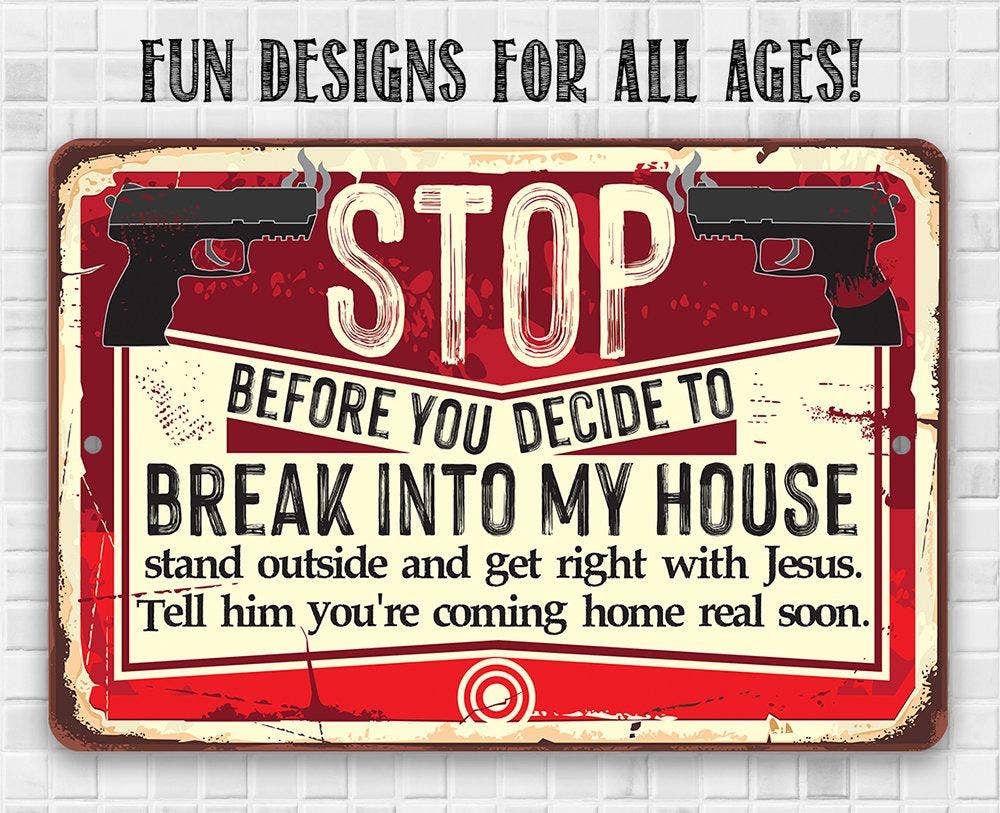 Rustic Metal Sign | Before You Decide