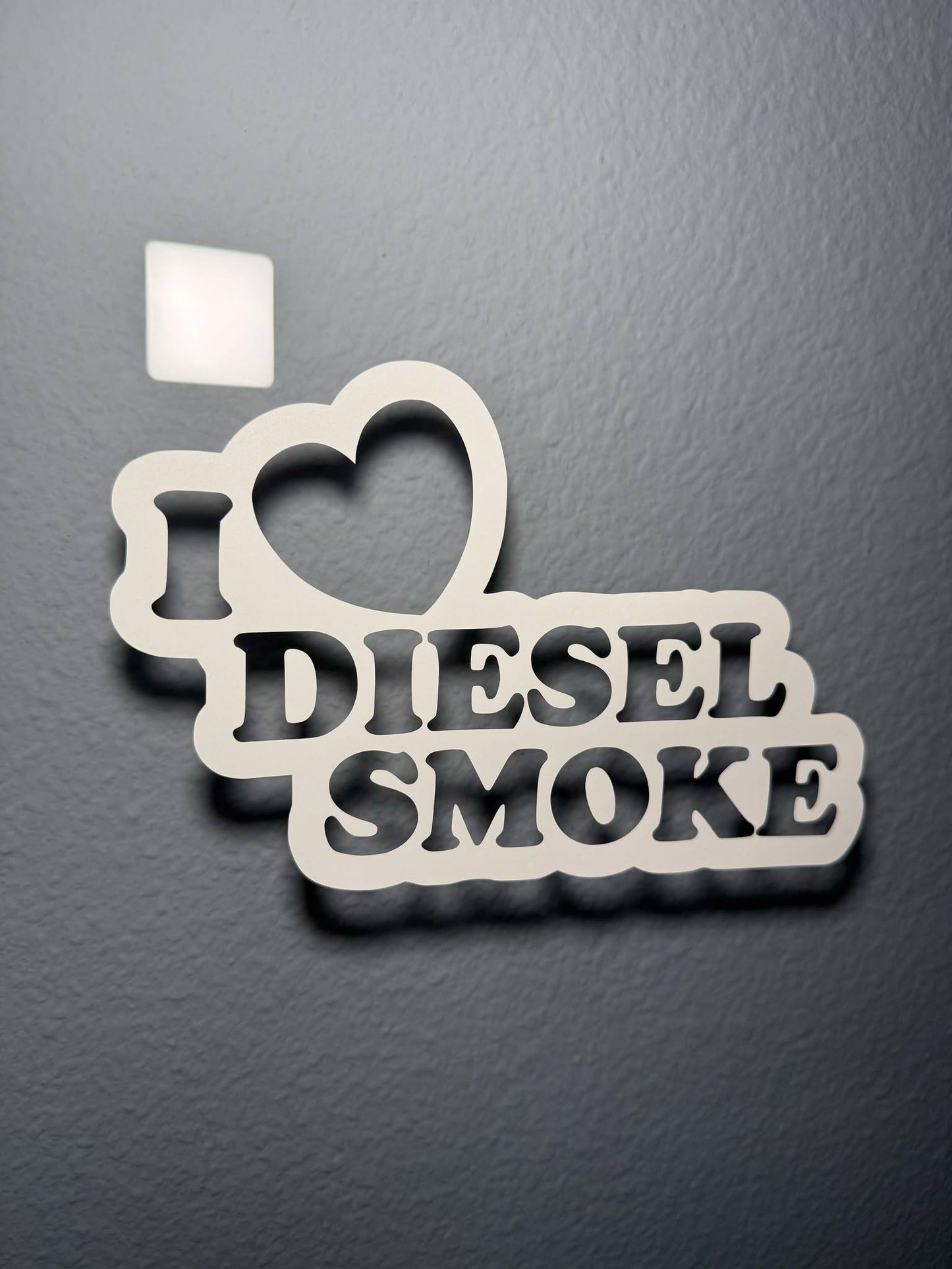 I Love Diesel Smoke Decal