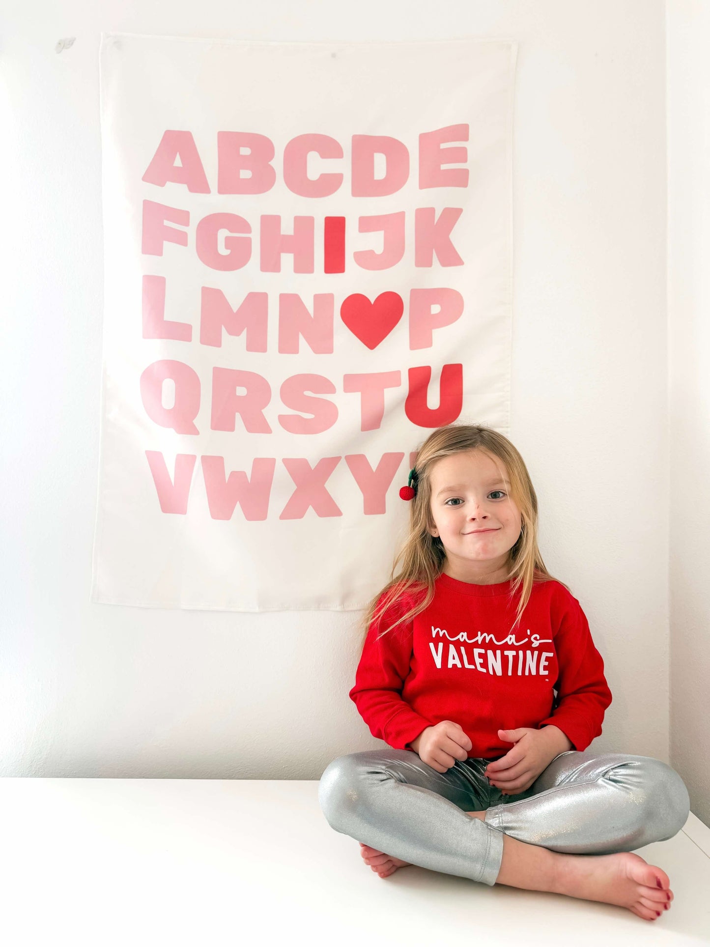 Mama's Valentine Toddler Crewneck Sweatshirt
