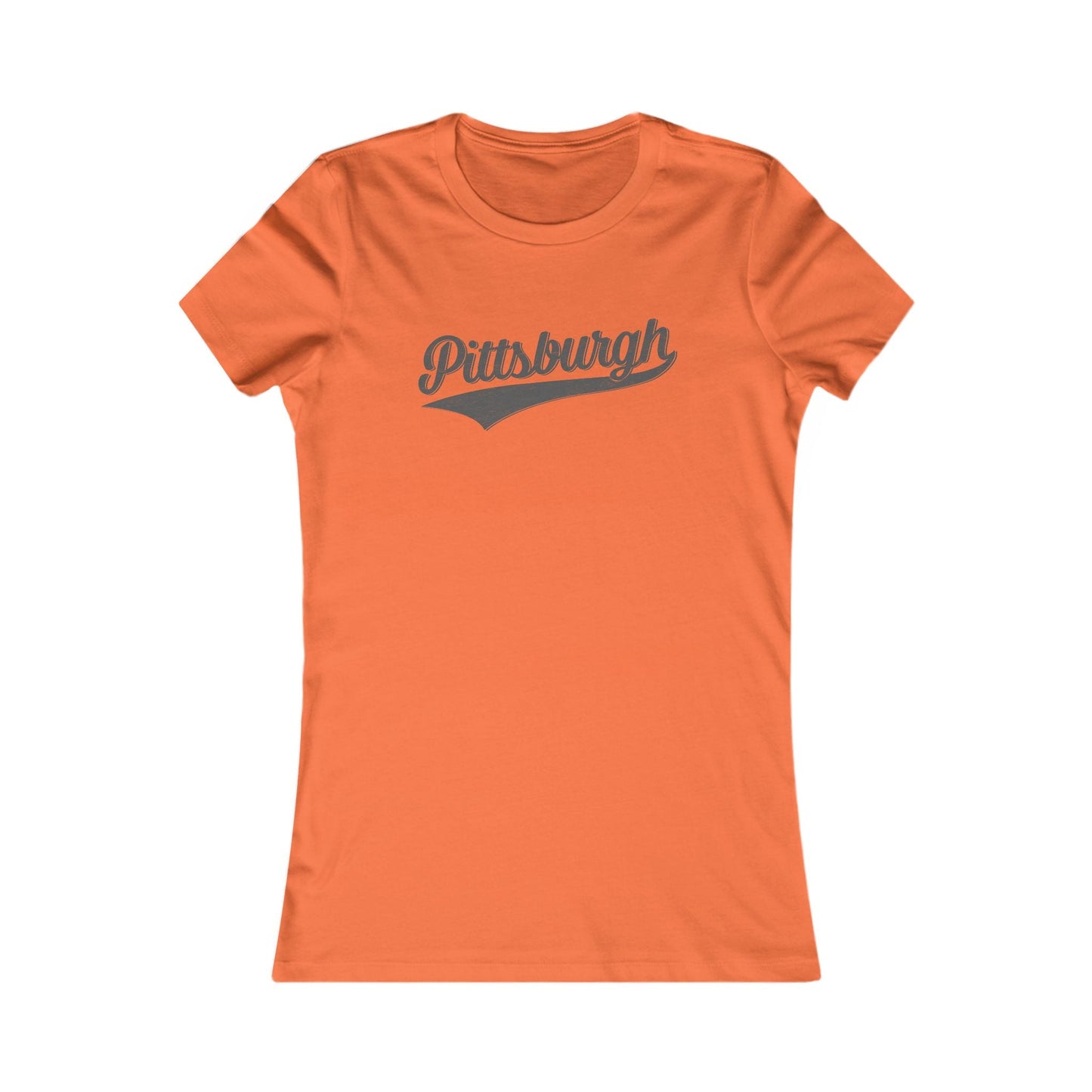 Pittsburgh Varsity Retro Women's Slim Feminine Fit T-shirt