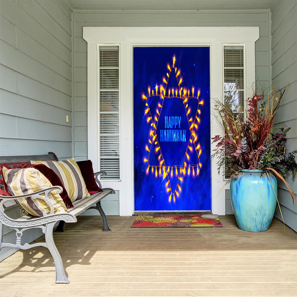 Happy Hanukkah - Ligthed Garland