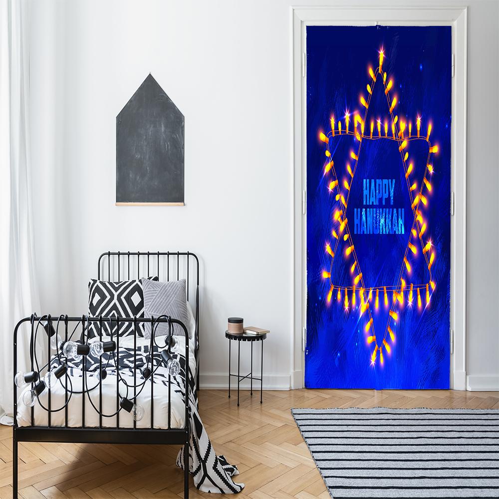 Happy Hanukkah - Ligthed Garland