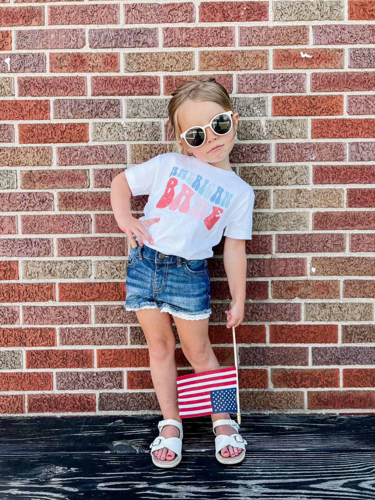 American Babe Toddler Short Sleeve T-Shirt