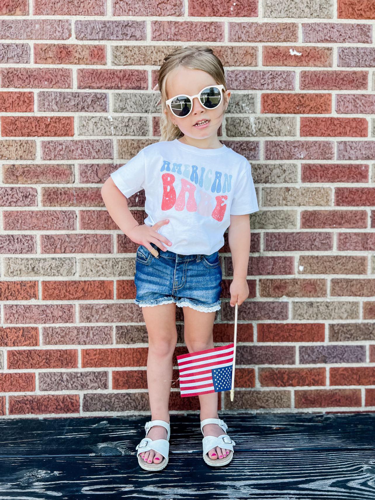 American Babe Toddler Short Sleeve T-Shirt