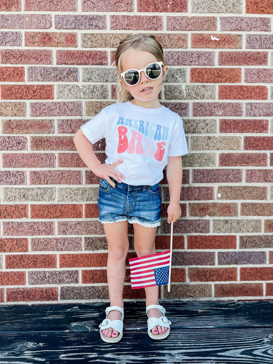 American Babe Toddler Short Sleeve T-Shirt