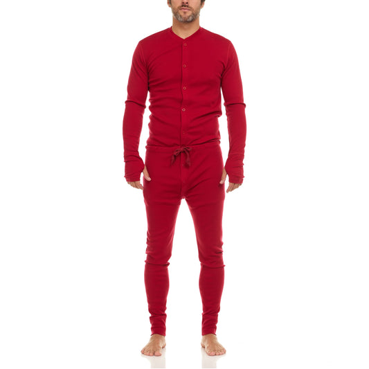 Midweight Wool Union Suit - 100% Merino Wool