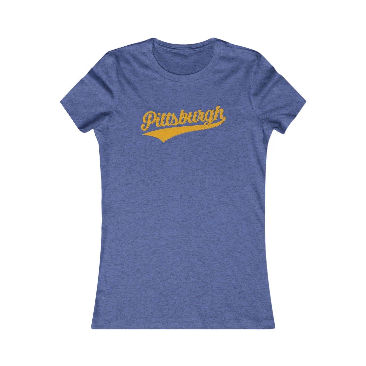 Pittsburgh Varsity Retro Women's Slim Feminine Fit T-shirt