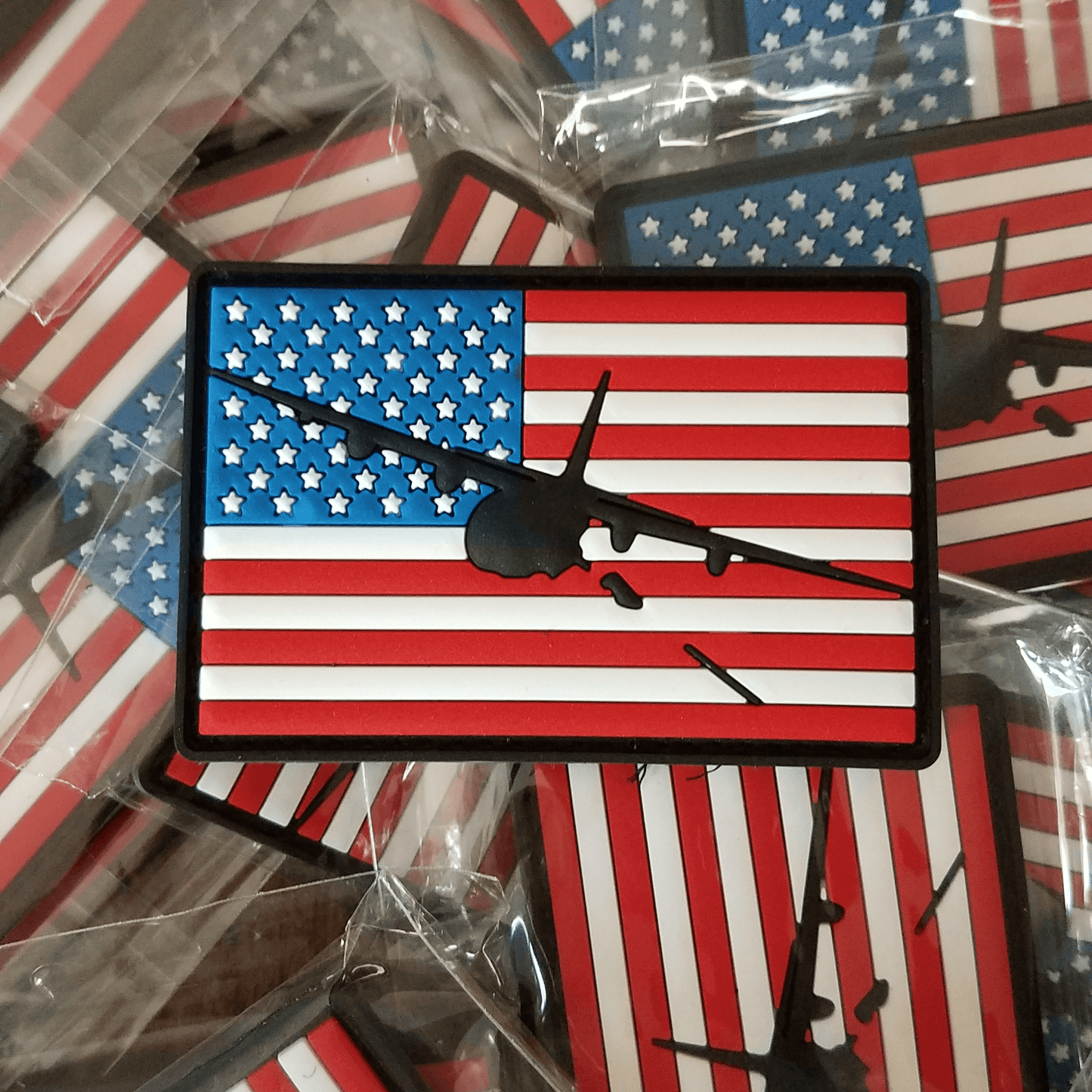 AC-130 Gunship Flag Patch - PVC/Rubber