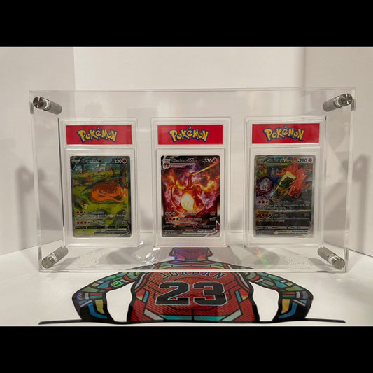 Fancy Acrylic Vanity 3 Slab Display (Wall and Table Top Kit Included)