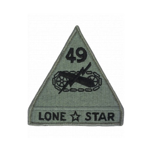 49th Armor Division ACU Patch - Foliage Green - Closeout Great for Shadow Box