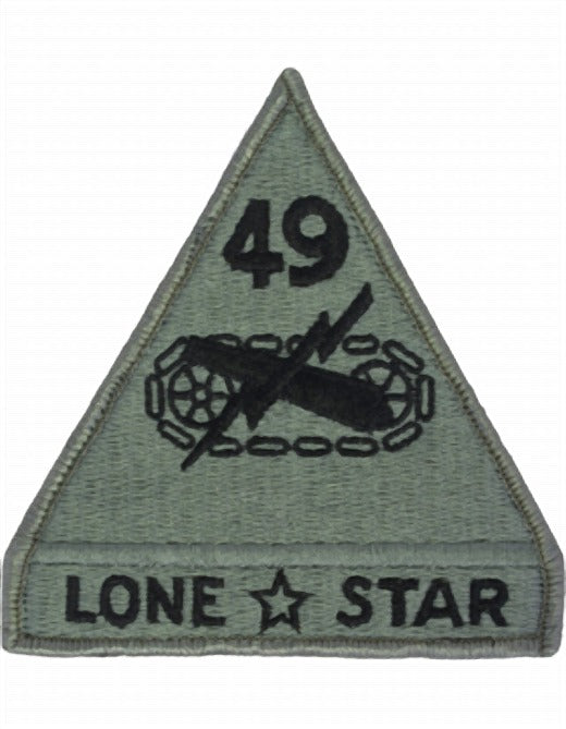 49th Armor Division ACU Patch - Foliage Green - Closeout Great for Shadow Box