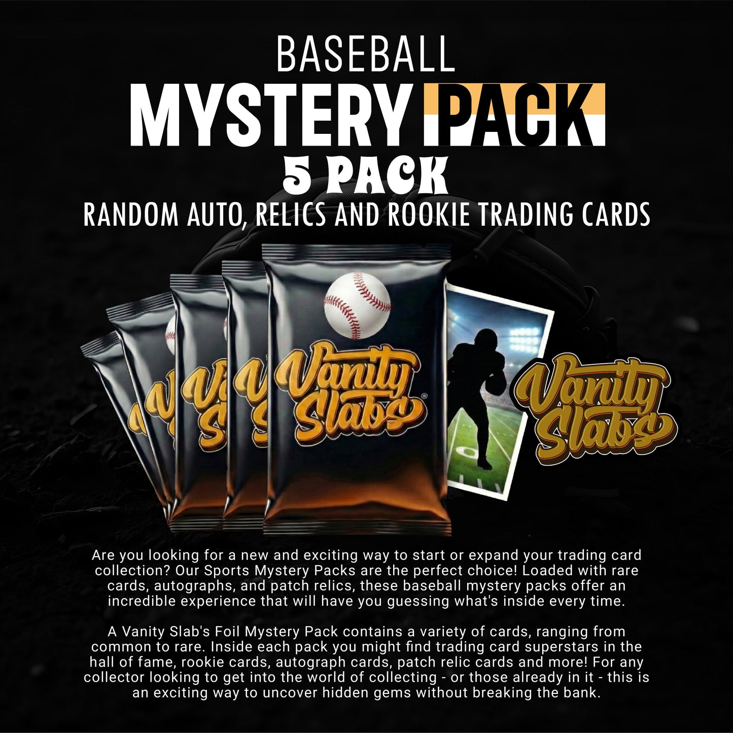 Baseball Mystery 5 Packs (Loaded with Goodies) Great Party Favors
