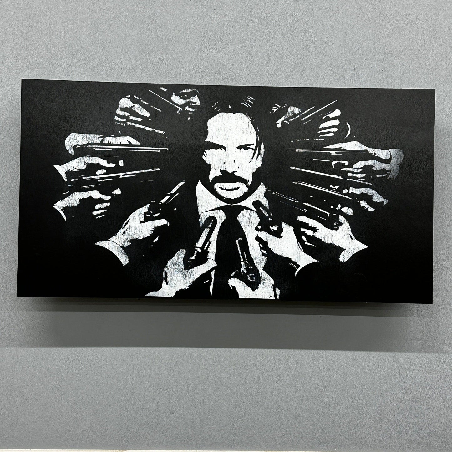 John Wick Distressed Large Wall Mount