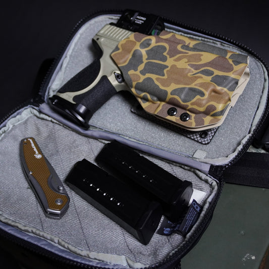 4BROS Hook & Loop Holster Mount for Backpacks & Sling Bags