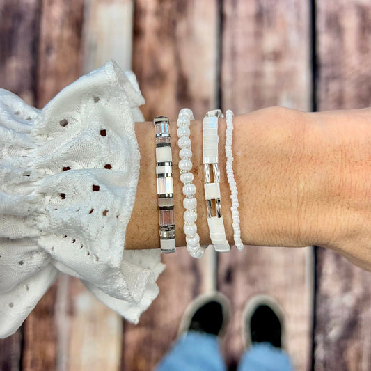 AVALANCHE - Beaded Bracelets - Set of 4