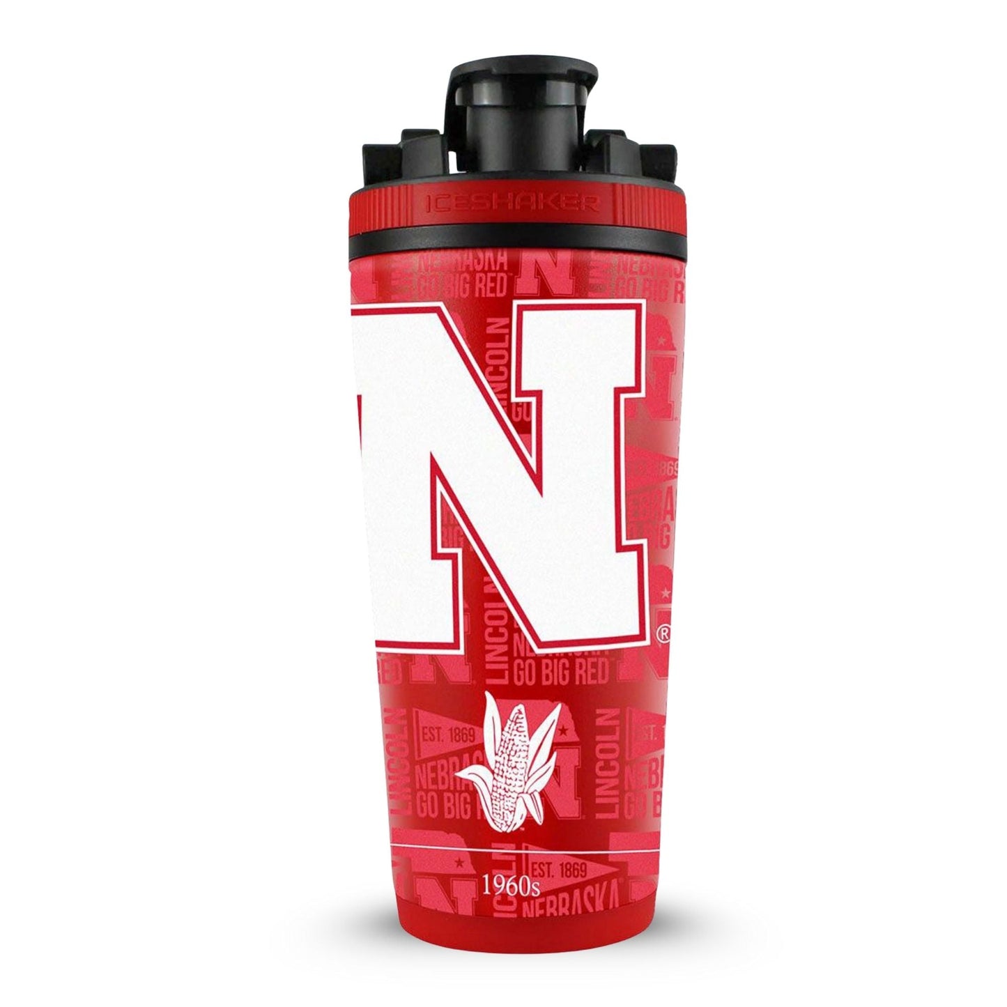 Officially Licensed University of Nebraska 26oz Ice Shaker