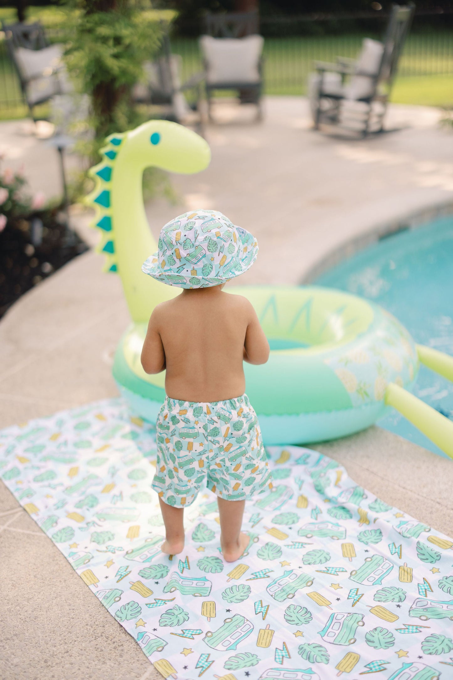 EXCLUSIVE CHECKED OUT FOR SUMMER DREAM TOWEL