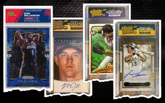 Vanity Slabs Holder 130pt Thickness for Thick RPA Patch Size Trading Cards for Baseball Football Hockey Basketball Cards