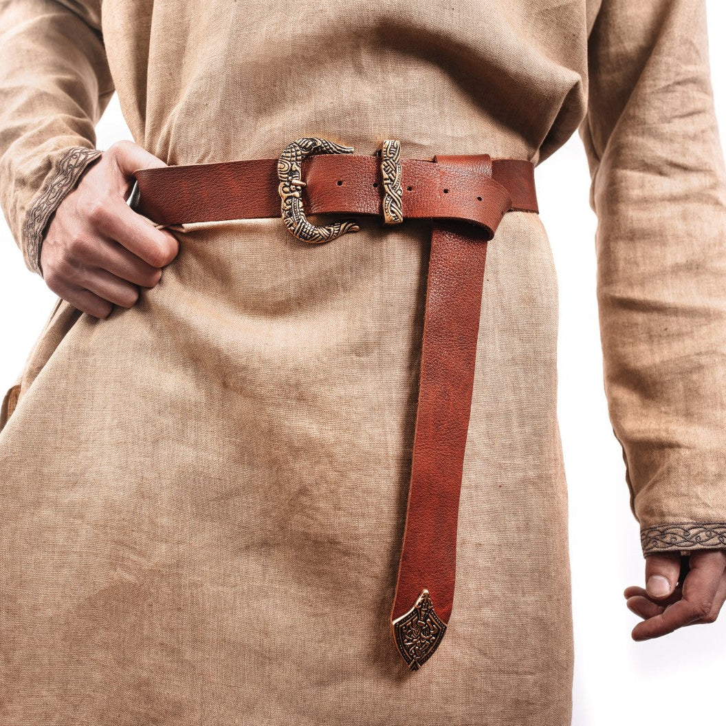 Linen Viking Tunic – Medieval Reenactment Shirt