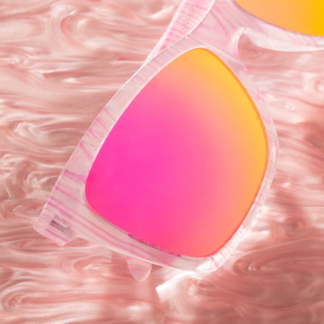 "Living In A Material Swirl" Polarized Pop G Sunglasses