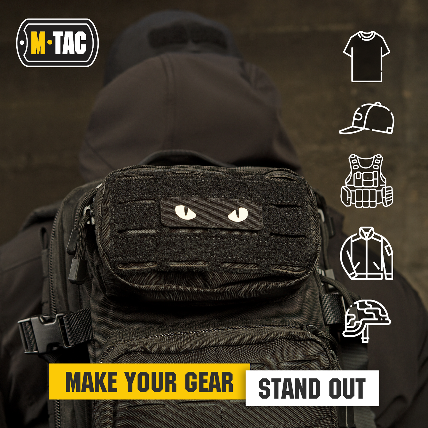 M-Tac Patch Cat Eyes Laser Cut