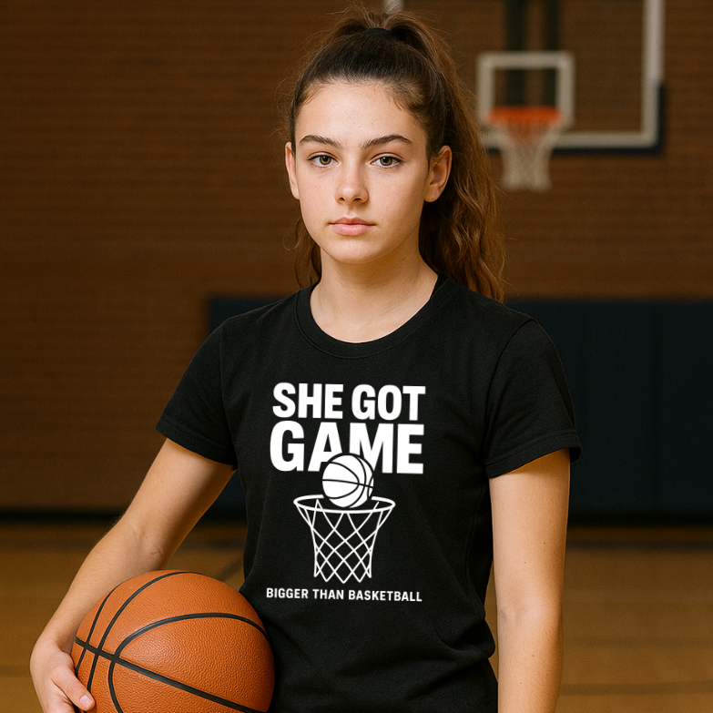 She Got Game - T-Shirt - Black