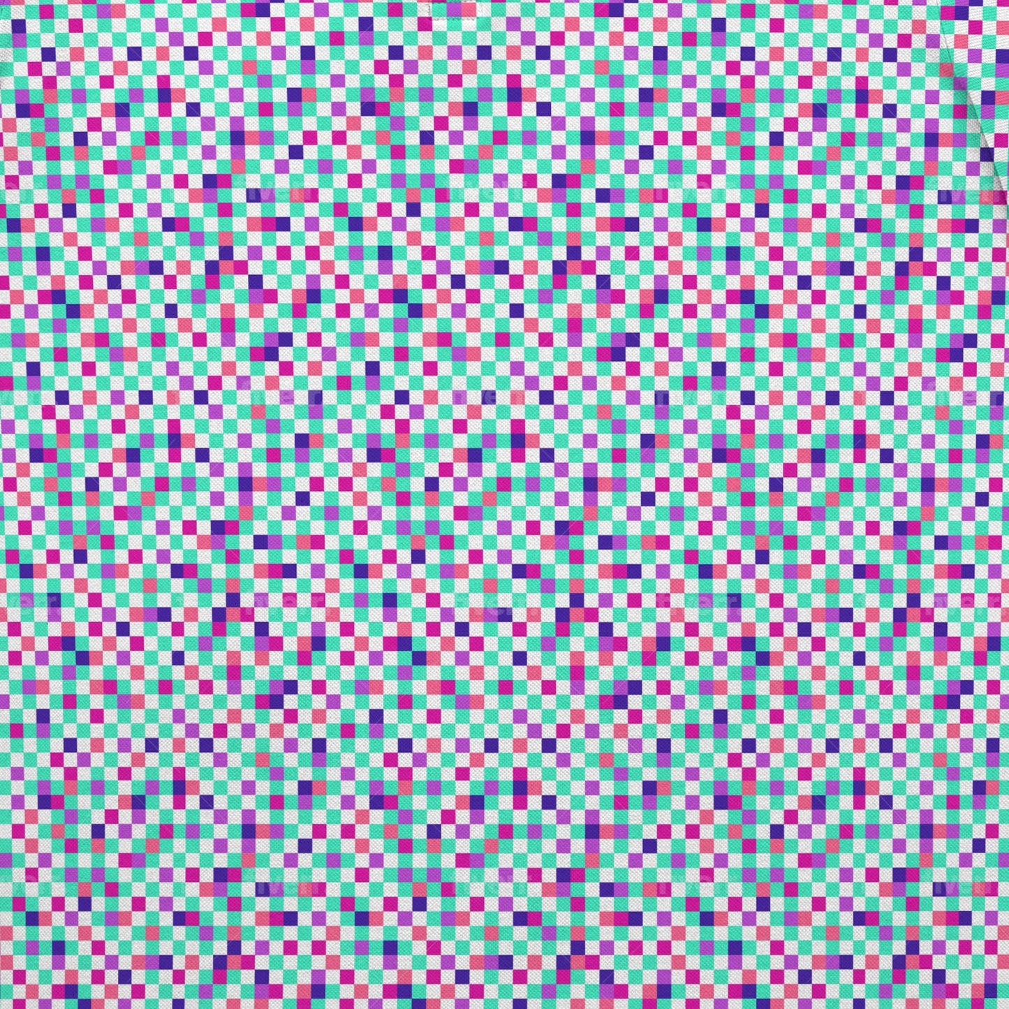 DUSTIN | Pastel Pixel Pattern Golf Polo Shirt for Men (ATHLETIC FIT)