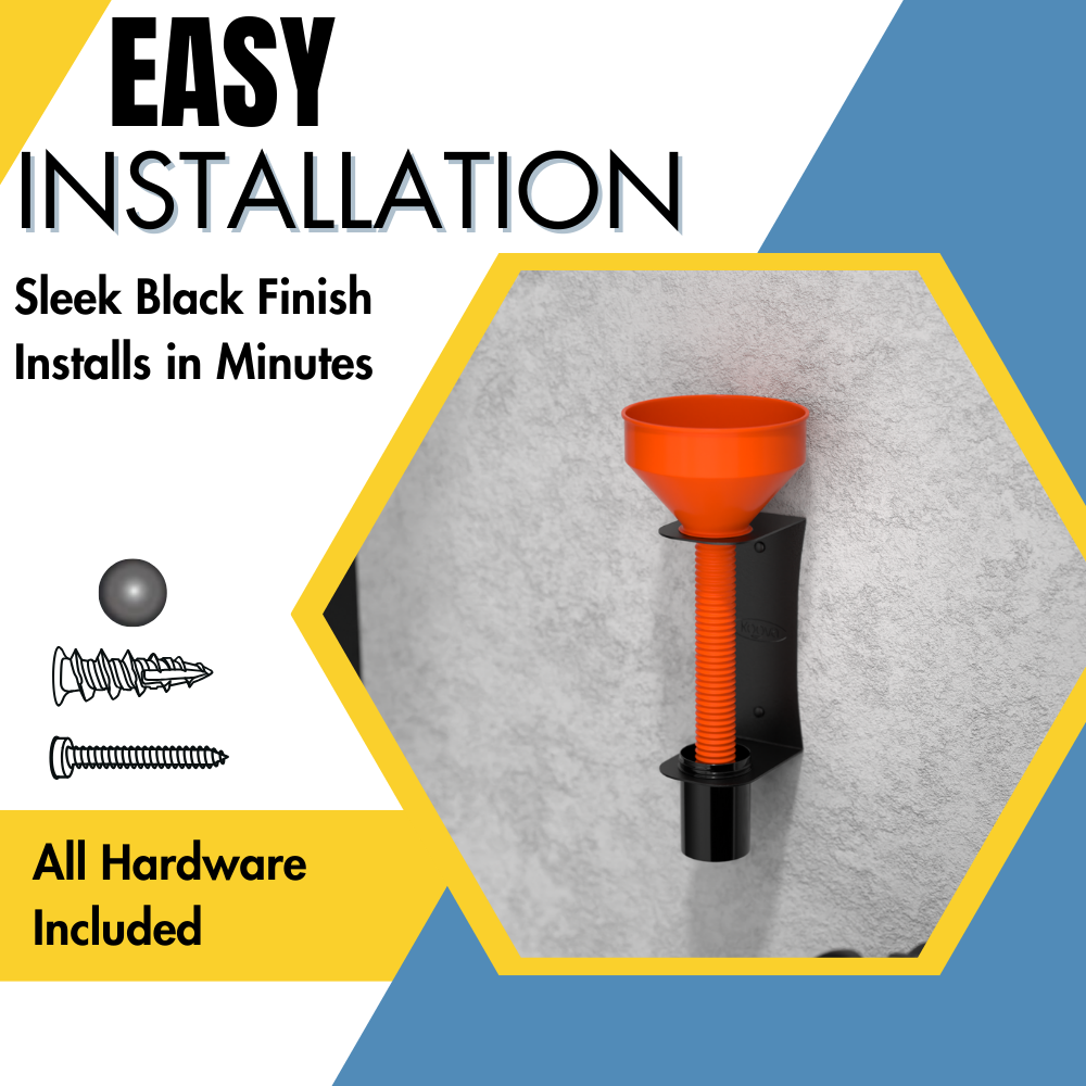 Oil Funnel Holder - Wall Mount
