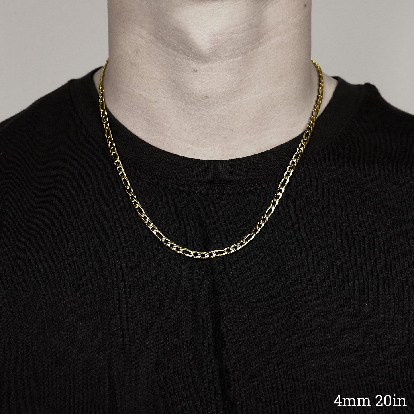 Gold Figaro Chain Necklace
