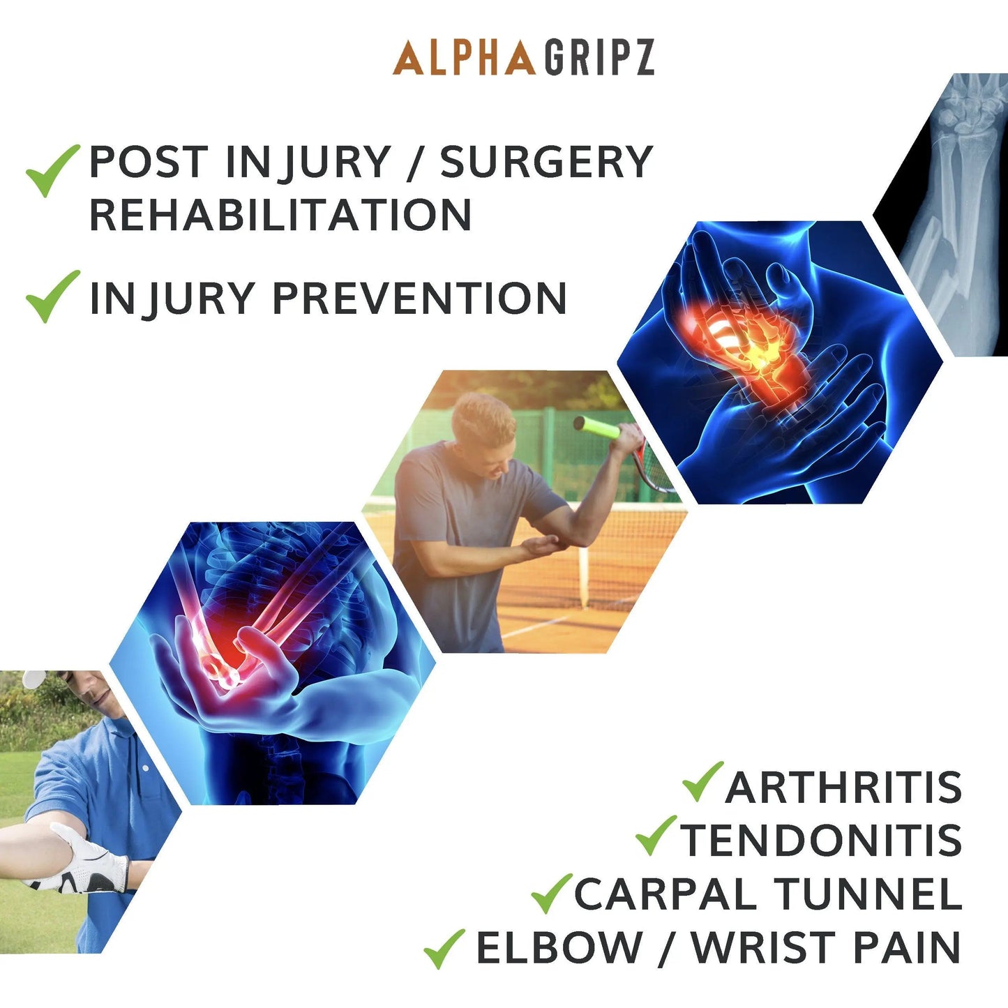 ALPHA GRIPZ™ PT Recovery