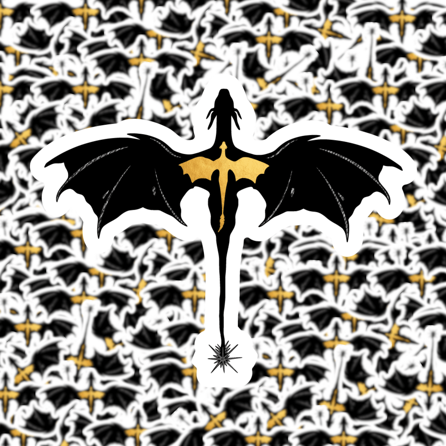 Fourth Wing Dragon Sticker