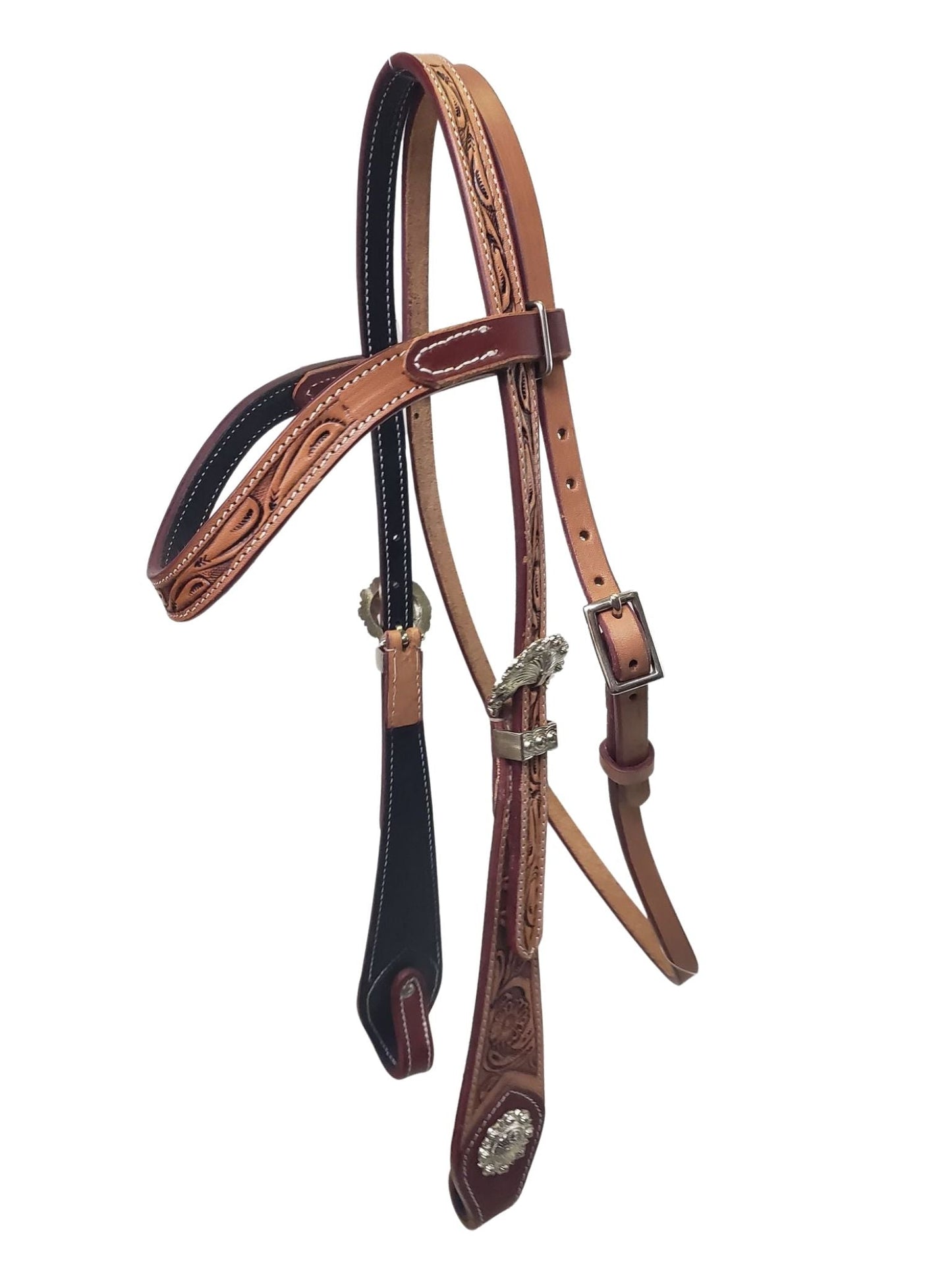 Floral Tooled Headstall