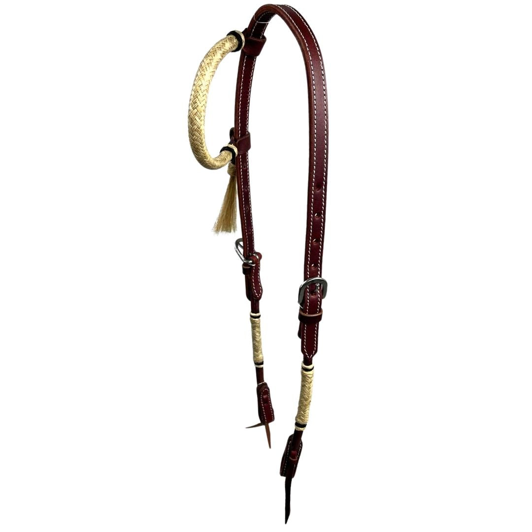 Latigo Rawhide One Ear Headstall