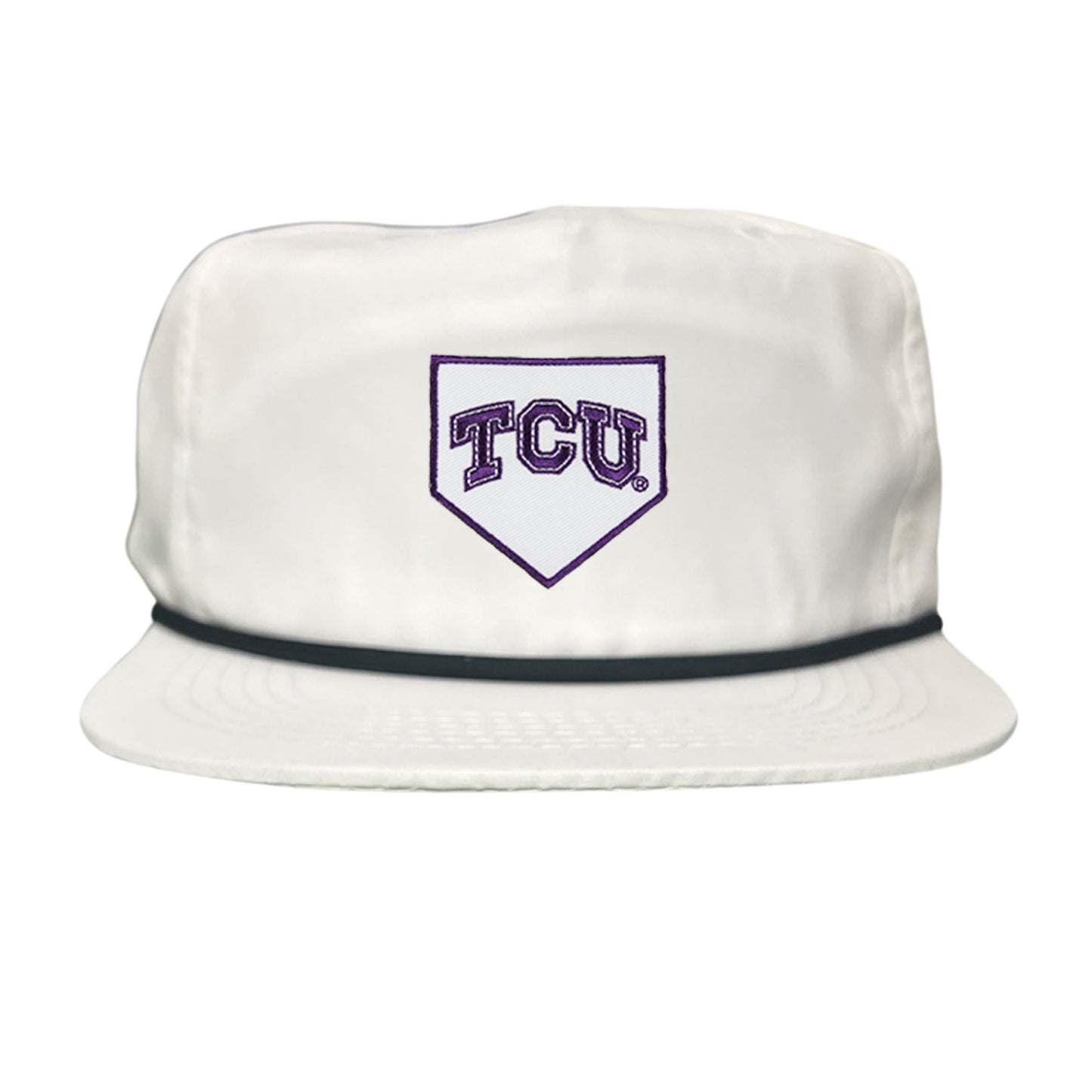 TCU Horned Frogs Baseball Cap Home Plate / Hat / TCU025 / 221 / MM