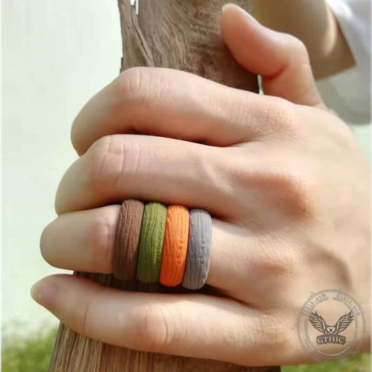 5.7 mm Width Engagement Silicone Ring Set