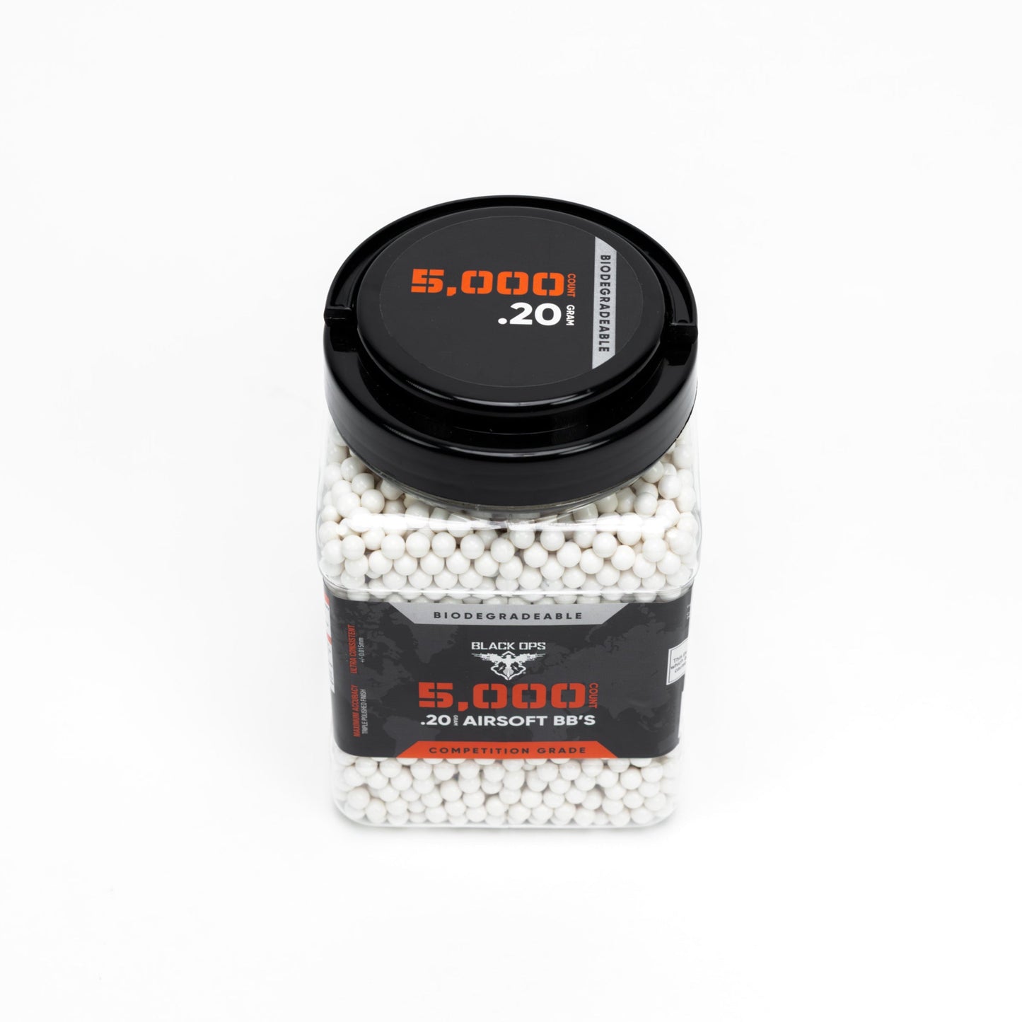 Biodegradable Airsoft 6mm/.20g BBs - 5,000 Count