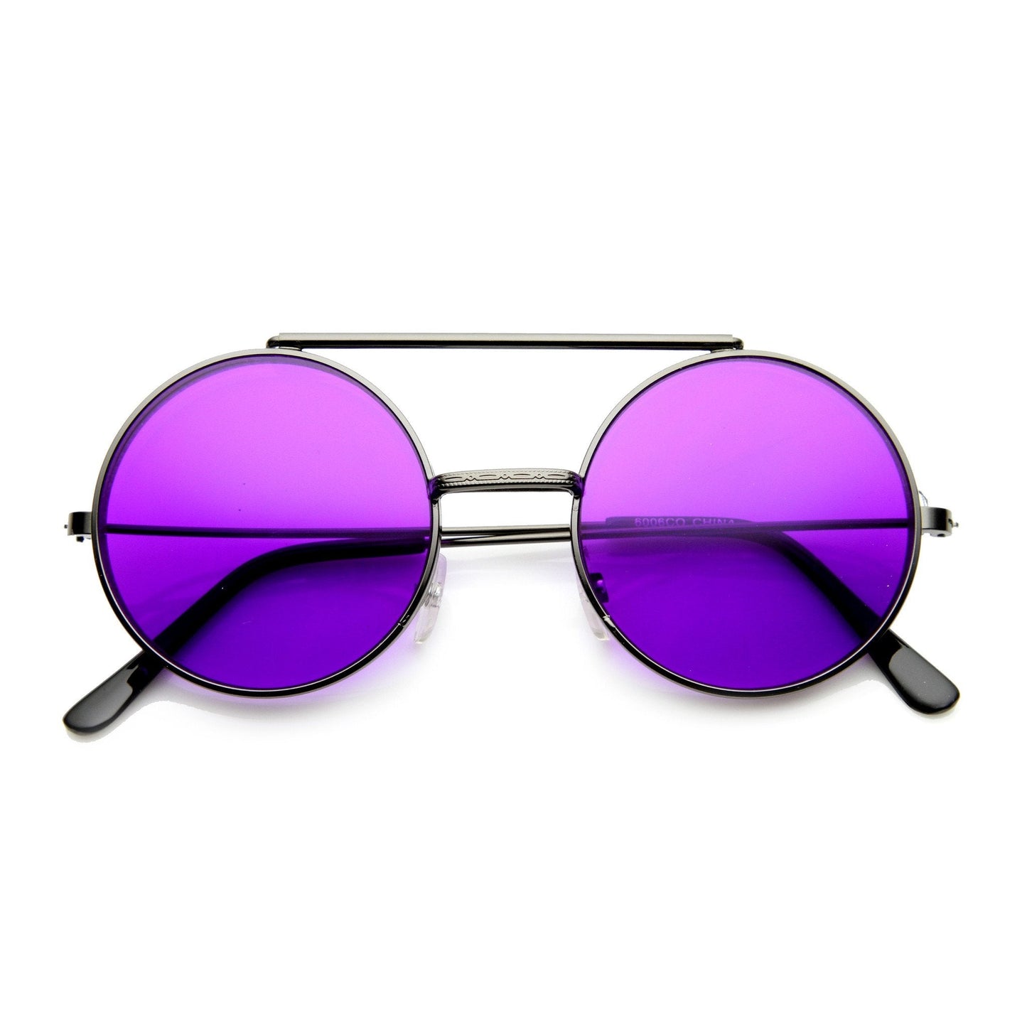 Steampunk Vintage Circle Round Flip Up Vintage Sunglasses 8793
