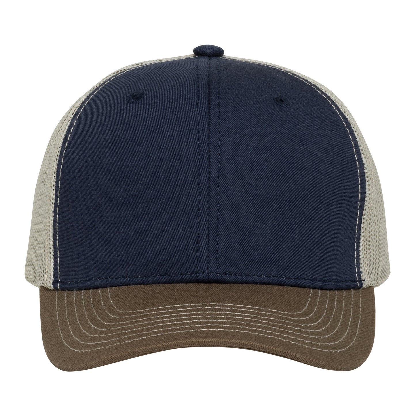 Deep Water Cap | TriColor | Stone MeshBack | Branded