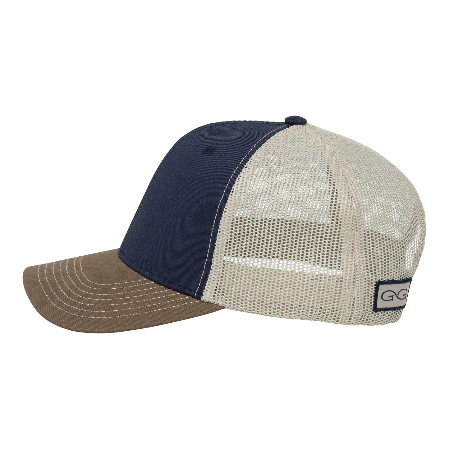 Deep Water Cap | TriColor | Stone MeshBack | Branded