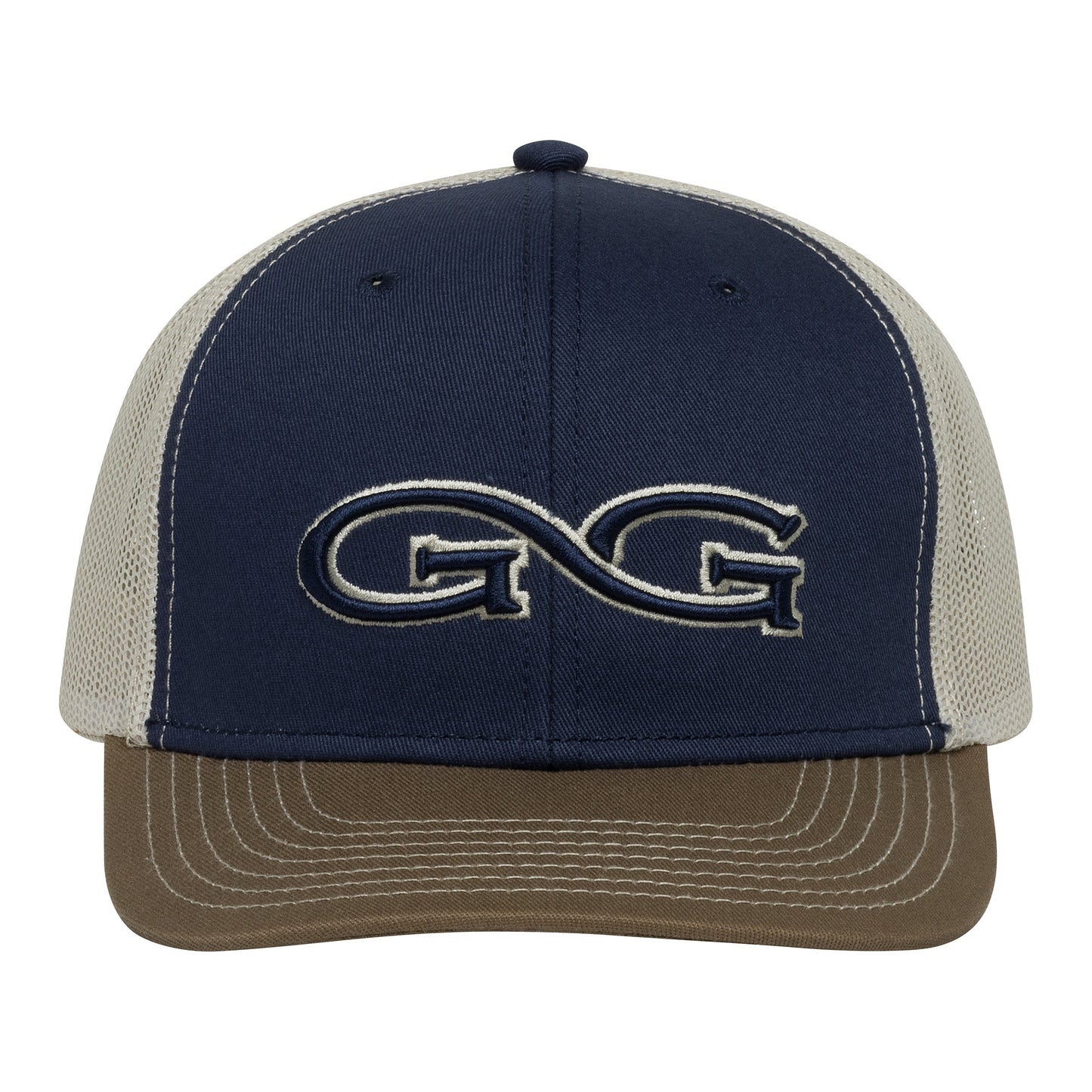 Deep Water Cap | TriColor | Stone MeshBack | Branded