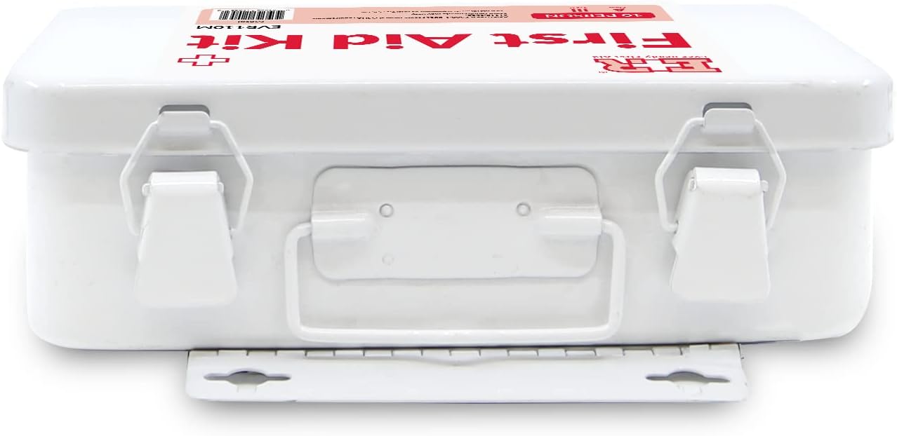 10-Person First Aid Kit – Metal Case