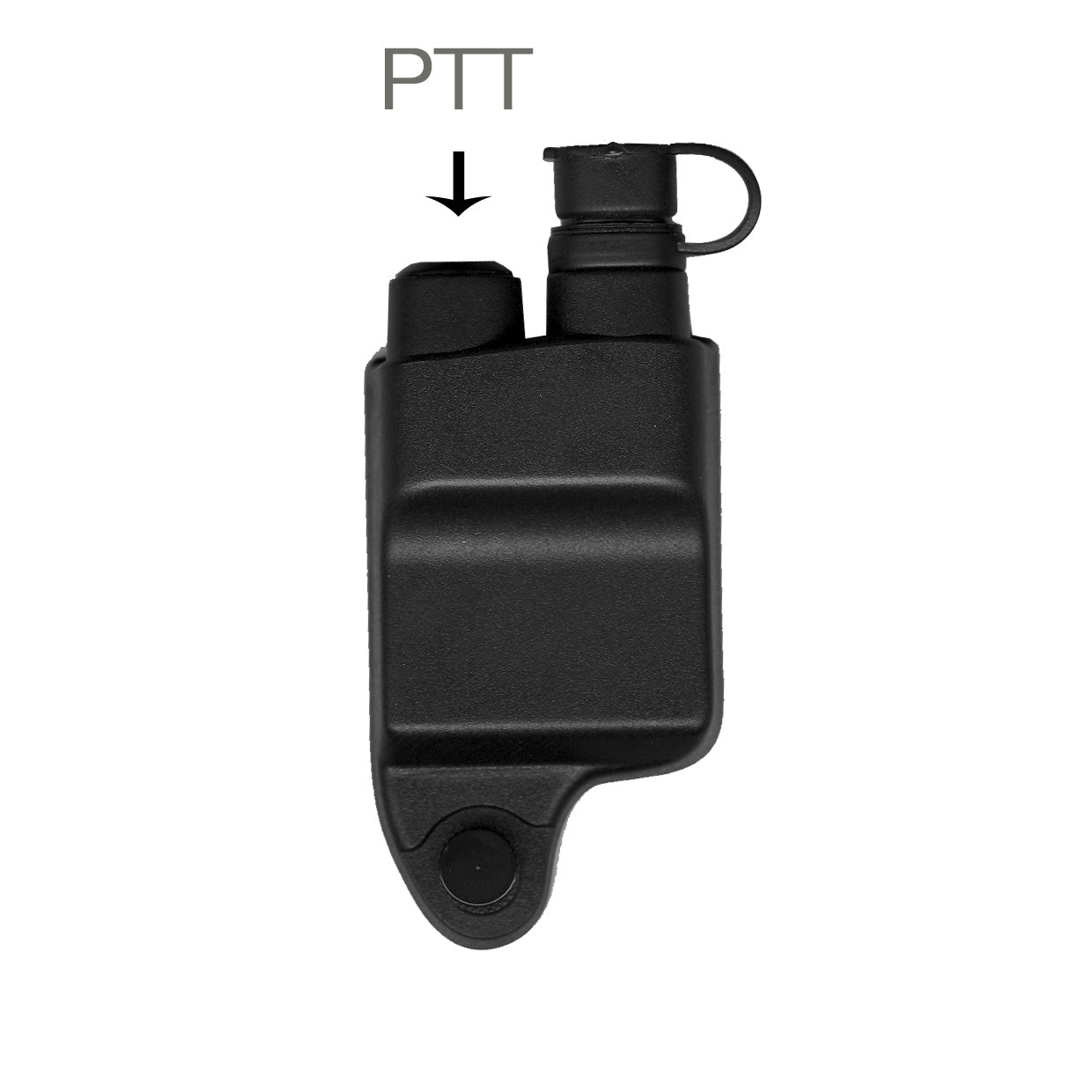 Velcro Tactical Mic & Earpiece Braided Fiber Kit w/ Quick Disconnect (Hirose) - Harris & M/A-Com 700P/Pi, 710P, P5100 / P7100 / P7200 Series & More